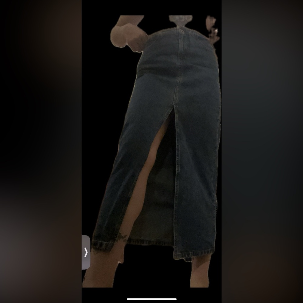 Vintage Aeropostale Maxi Jean Skirt